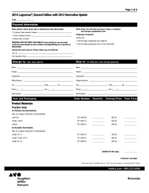 Logramos Order Form