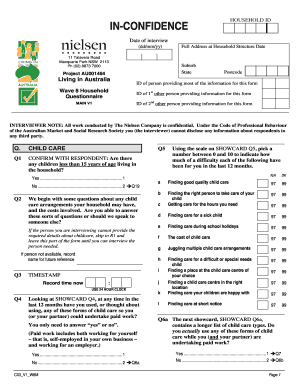 Child Care Questionnaire
