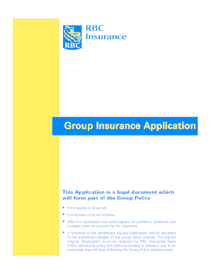Group Insurance Application
