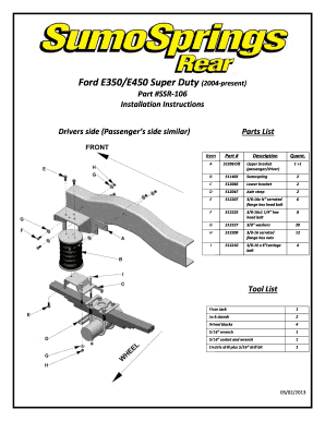 SumoSprings Installation Instructions