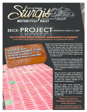 sturgis brick project