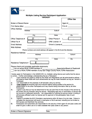 SANDICOR Multiple Listing Service Application