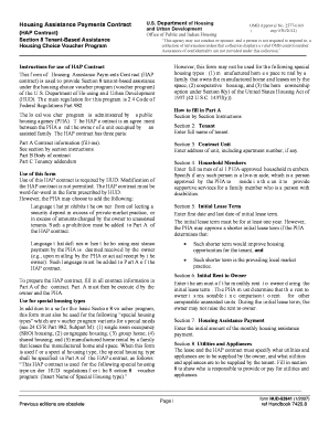 Housing Assistance Payments Contract