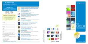 New Nursing TEXTBOOKS - Springer Publishing