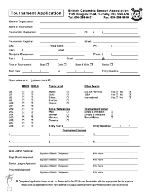 Affidavit of marriage - Tournament Application Form - Lower Island Soccer Association