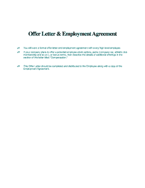 Offer Letter & Employment Agreement - Executive - Jian