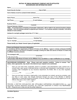 Mutual of Omaha General Agent Agreement