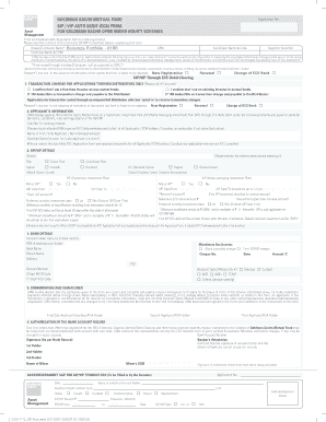 Goldman Sachs Mutual Fund SIP Auto Debit Form