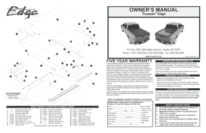 Truxedo Edge Tonneau Cover Owner’s Manual