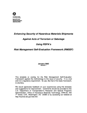 RMSEF Security Template R1.PDF. sample first page of the new hazardous waste manifest form