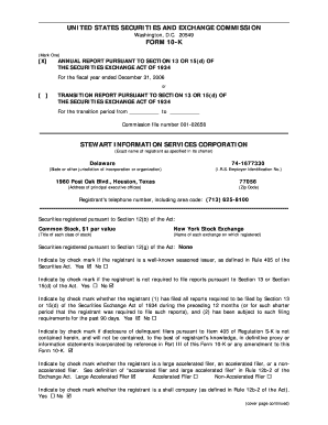 Form 10-K Annual Report
