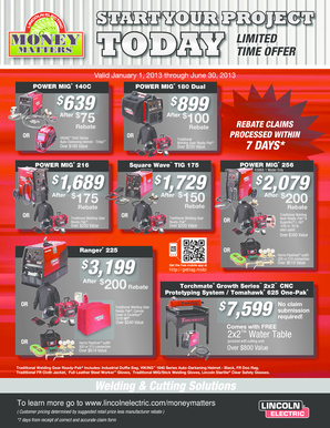 Lincoln Electric Welder Rebate Claim Form