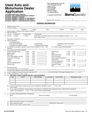 Used Auto Dealer Application