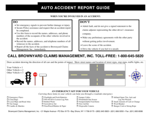 Auto Accident Report Form