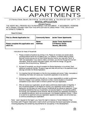 Rental Application