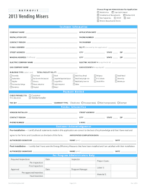Retrofit Vending Misers Application