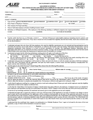 Employer Enrollment for Group Coverage