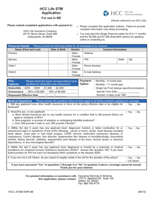 HCC Life STM Application