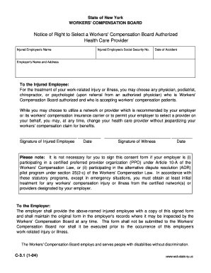 New York Workers’ Compensation Injury Reporting Kit