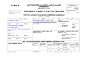 SEC Form 4 Statement of Changes in Beneficial Ownership
