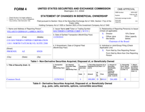 SEC Form 4 Statement of Changes in Beneficial Ownership