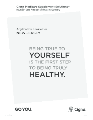 New Jersey Medicare Supplement Insurance Application