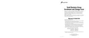 Health Net Enrollment and Change Form