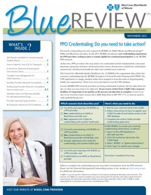 Blue cross prior authorization form - November - Blue Cross Blue Shield of Illinois