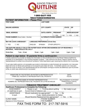 Patient Information Form