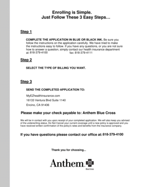 Medicare Prescription Drug Plan Enrollment Form