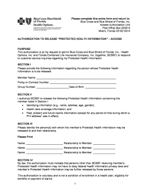 Authorization to Release Protected Health Information