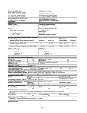 Material Safety Data Sheet