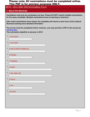 Form preview