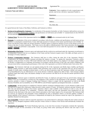 Independent Contractor Agreement