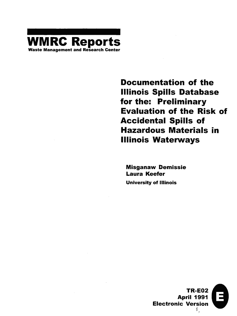 Fillable Online ideals illinois Federal Register :: Hazardous Materials ...