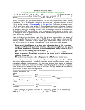 Broker Registration Form