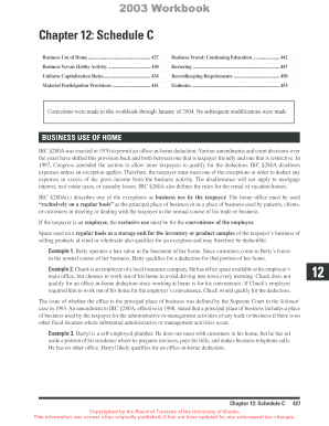 IRS Form 8829 Business Use of Home