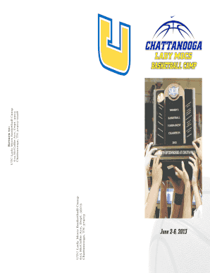 I 407 form - UTC Lady Mocs Basketball Camp