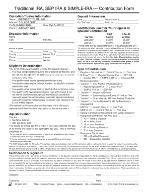 Fillable Online Traditional IRA, SEP IRA & SIMPLE-IRA Fax Email Print ...
