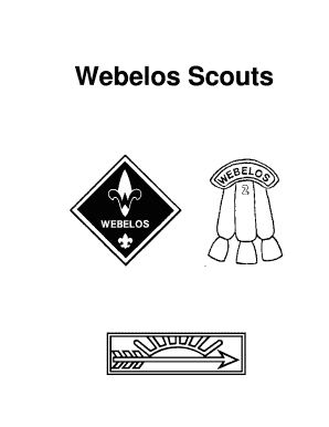 Fillable Online Webelos Scouts Fax Email Print - pdfFiller