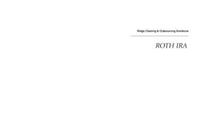 Roth IRA Adoption Agreement