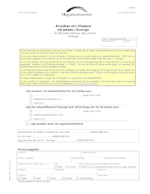 Application for Work Permit in Sweden