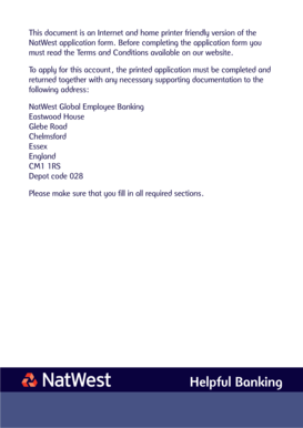 NatWest International Personal Banking Application