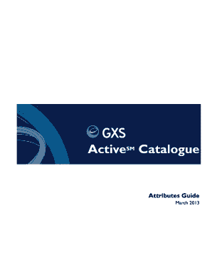 gxs catalogue