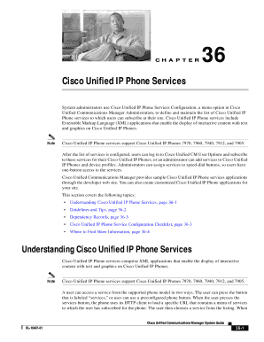 Cisco Unified IP Phone Services