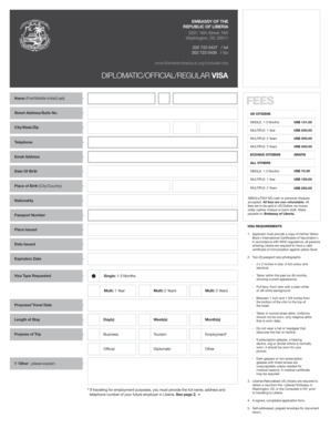 Liberia Visa Application Form