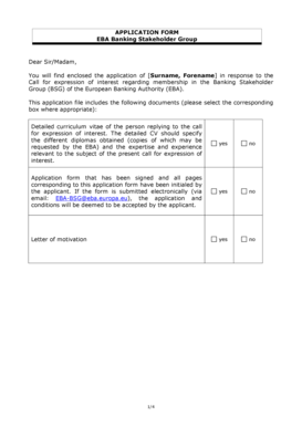 APPLICATION FORM - 17 May 13 - Better Regulation