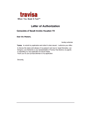 Saudi Arabia Visa Application Form