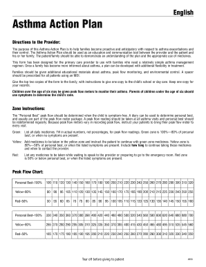 Asthma Action Plan