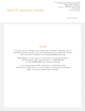 Schroder Investment Application Form